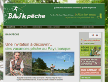 Tablet Screenshot of guide-bask-peche.com